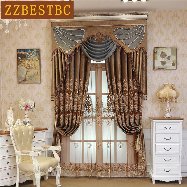 curtain & drapes brown luxury villa velvet embroidered curtains for living room classic custom bedroom upscale el
curtain & drapes brown luxury villa velvet embroidered curtains for living room classic custom bedroom upscale el