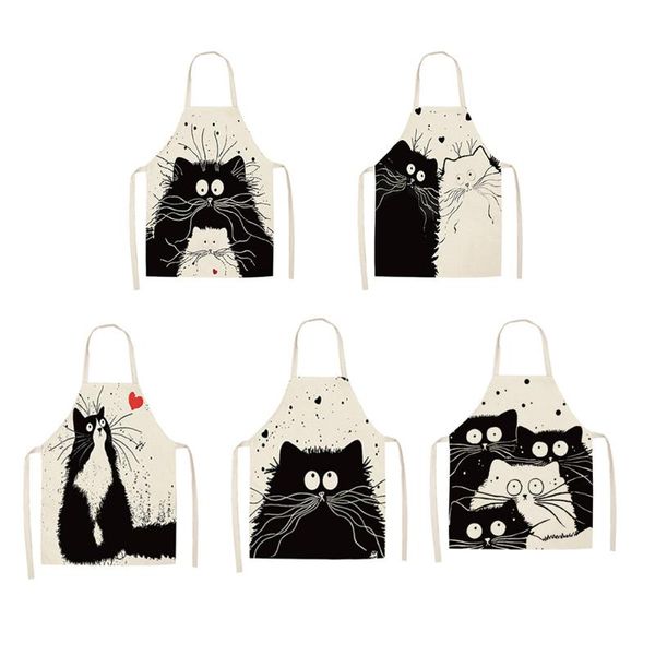 aprons kitchen apron cute cartoon cat printed sleeveless cotton linen for men women home cleaning tools 55x68cm
aprons kitchen apron cute cartoon cat printed sleeveless cotton linen for men women home cleaning tools 55x68cm