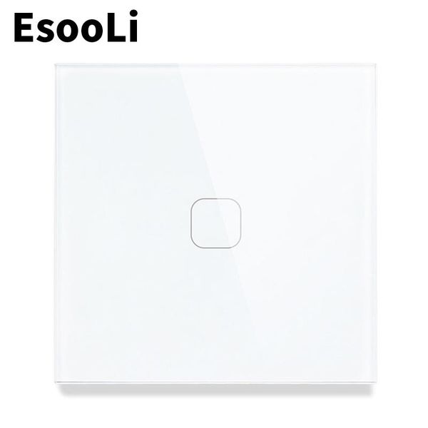smart home control esooli 1 gang way eu/uk standard light switch wall touch sensor switch,crystal glass power,luxury mute
smart home control esooli 1 gang way eu/uk standard light switch wall touch sensor switch,crystal glass power,luxury mute