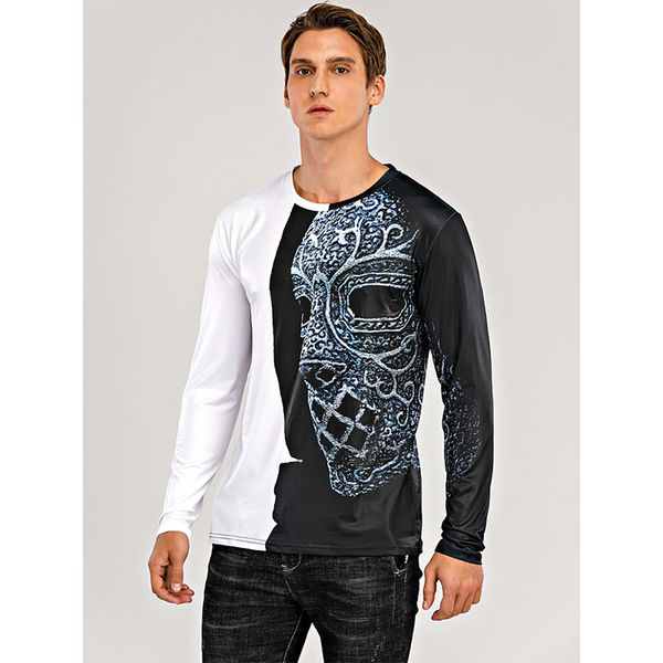 bronze mens 3d print t-shirt visual impact party streetwear round neck long sleeves graphic optical illusion plus size print daily, White;black
bronze mens 3d print t-shirt visual impact party streetwear round neck long sleeves graphic optical illusion plus size print daily, White;black