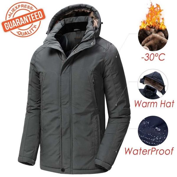 men winter casual long thick fleece hood waterproof parkas jacket coat men outwear fashion pockets parka jacket 58 plus 211104, Black
men winter casual long thick fleece hood waterproof parkas jacket coat men outwear fashion pockets parka jacket 58 plus 211104, Black