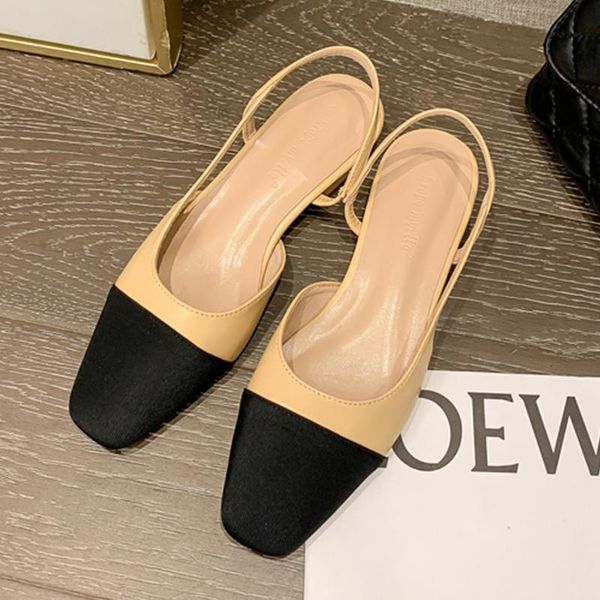 women sandals summer shoes ladies fashion patchwork high heel female outdoor slides square for woman, Black
women sandals summer shoes ladies fashion patchwork high heel female outdoor slides square for woman, Black