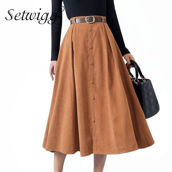 skirts autumn women suede pleated a-line fashion single-breasted belt buttons veet mid-calf long skirts mustard ivory, Black
skirts autumn women suede pleated a-line fashion single-breasted belt buttons veet mid-calf long skirts mustard ivory, Black