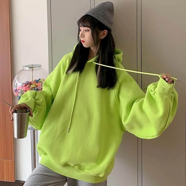 fall winter hoodies women plus velvet long sleeve jacket oversized sweatshirt korean goth clothes harajuku solid, Black
fall winter hoodies women plus velvet long sleeve jacket oversized sweatshirt korean goth clothes harajuku solid, Black