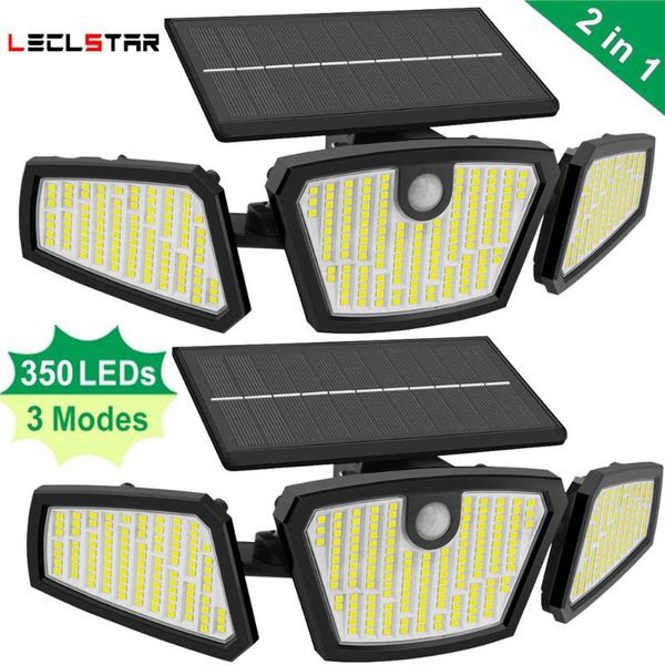 solar lamps 350 led street lights outdoor spotlights waterproof motion sensor security lamp for garden patio with 3head lighting
solar lamps 350 led street lights outdoor spotlights waterproof motion sensor security lamp for garden patio with 3head lighting