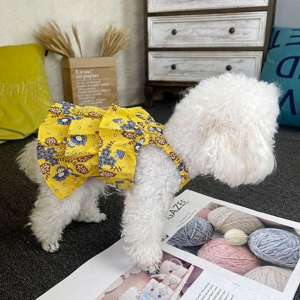 floral dress pet dog clothes suspender skirt clothing dogs super small costume cute chihuahua print summer yollow girl mascotas apparel
floral dress pet dog clothes suspender skirt clothing dogs super small costume cute chihuahua print summer yollow girl mascotas apparel