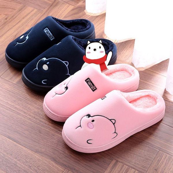 cartoon bear winter women slippers fashion animal home slip on warm house shoes men lovers boys girls indoor fur slides, Black
cartoon bear winter women slippers fashion animal home slip on warm house shoes men lovers boys girls indoor fur slides, Black