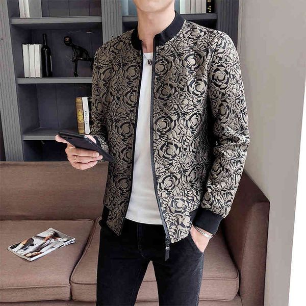 men's jackets vintage jaqueta masculina jacquard men zipper bomber long sleeve casual baroque party wear 478j, Black;brown
men's jackets vintage jaqueta masculina jacquard men zipper bomber long sleeve casual baroque party wear 478j, Black;brown