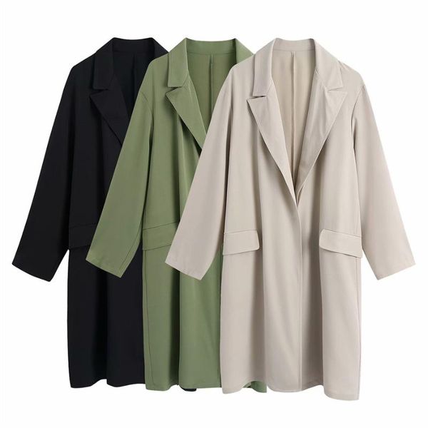 women's trench coats puwd vintage women v neck pockets loose windbreaker 2021 autumn fashion ladies solid streetwear coat girls chic ou, Tan;black
women's trench coats puwd vintage women v neck pockets loose windbreaker 2021 autumn fashion ladies solid streetwear coat girls chic ou, Tan;black