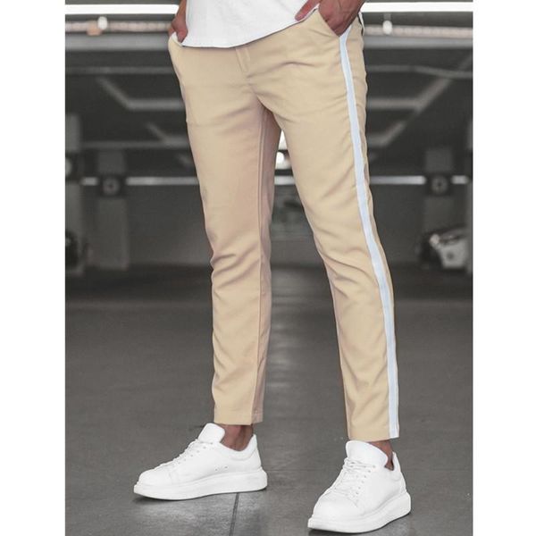 casual pants men skinny trousers track bottom sweatpants gyms fitness man pant side stripe fashion joggers men's, Black
casual pants men skinny trousers track bottom sweatpants gyms fitness man pant side stripe fashion joggers men's, Black
