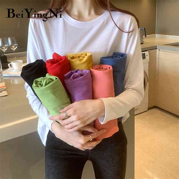 spring autumn oversized t shirts women solid casual korean cotton long sleeve t-shirt female o-neck harajuku -4xl 210506, White;black
spring autumn oversized t shirts women solid casual korean cotton long sleeve t-shirt female o-neck harajuku -4xl 210506, White;black