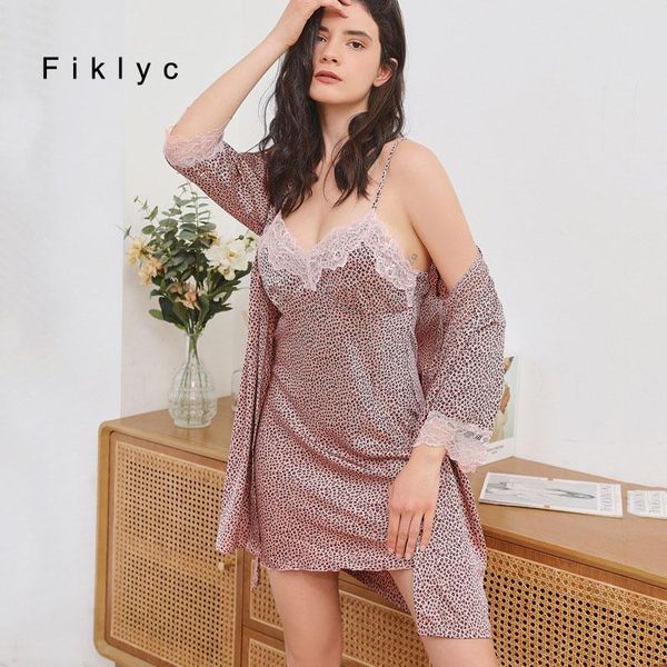 women's sleepwear fiklyc leopard sexi pajamas robe gown sets luxury female v neck nightwear padded lounge home suit, Black;red
women's sleepwear fiklyc leopard sexi pajamas robe gown sets luxury female v neck nightwear padded lounge home suit, Black;red