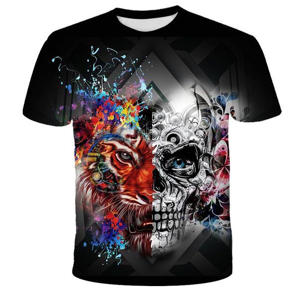 men's t-shirts 2021 skull 3d printing t-shirt and women's funny fashion short sleeve hip hop loose oversized, White;black
men's t-shirts 2021 skull 3d printing t-shirt and women's funny fashion short sleeve hip hop loose oversized, White;black