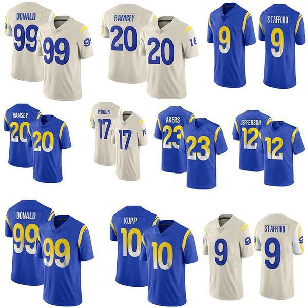 9 matthew stafford 99 aaron donald custom men womens youth football jersey 20 jalen ramsey 23 cam akers 10 cooper kupp 17 robert woods jerom, Black;red
9 matthew stafford 99 aaron donald custom men womens youth football jersey 20 jalen ramsey 23 cam akers 10 cooper kupp 17 robert woods jerom, Black;red