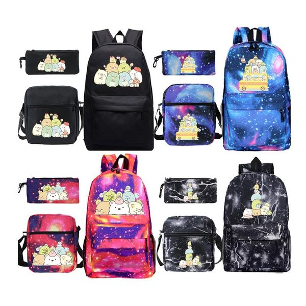 backpack kawaii sumikko gurashi school backpacks 3 pcs set mochila children's boy girl bookbag teens large capacity bag knapsack
backpack kawaii sumikko gurashi school backpacks 3 pcs set mochila children's boy girl bookbag teens large capacity bag knapsack