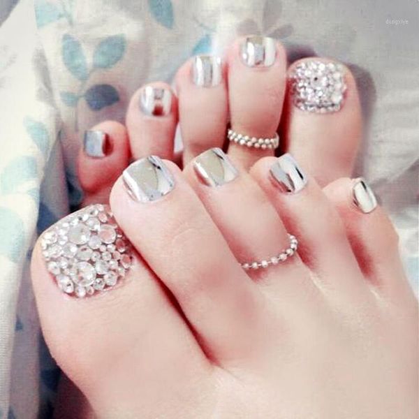 pcs summer beauty toe nails silver for foot nail with rhinestone false artificial glue1, Red;gold
pcs summer beauty toe nails silver for foot nail with rhinestone false artificial glue1, Red;gold