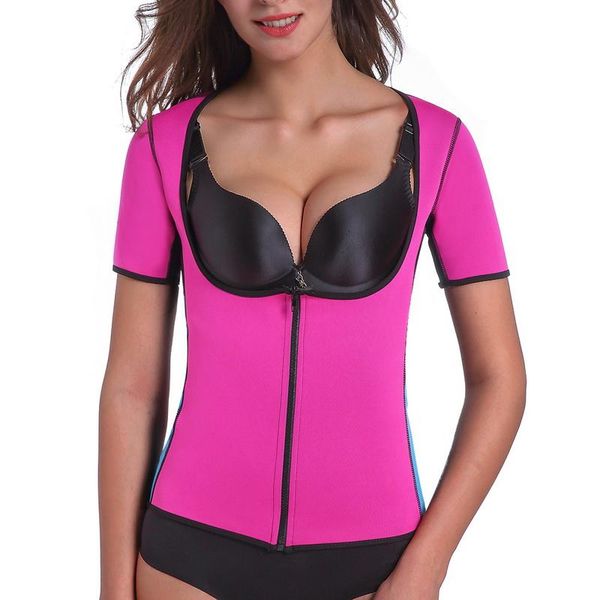 women's shapers bodysuit women slimming zipper waist trainer body shaper support workout shapewear corset sweat vest, Black;white
women's shapers bodysuit women slimming zipper waist trainer body shaper support workout shapewear corset sweat vest, Black;white