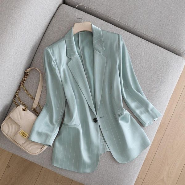women's suits & blazers blazer women jacket traf thin striped suit summer quarter sleeve mint green, White;black
women's suits & blazers blazer women jacket traf thin striped suit summer quarter sleeve mint green, White;black