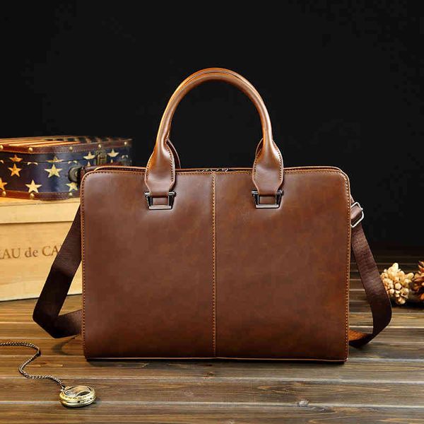 2021 men's handbag crazy horse pu briefcase personalized business classic one shoulder messenger
2021 men's handbag crazy horse pu briefcase personalized business classic one shoulder messenger