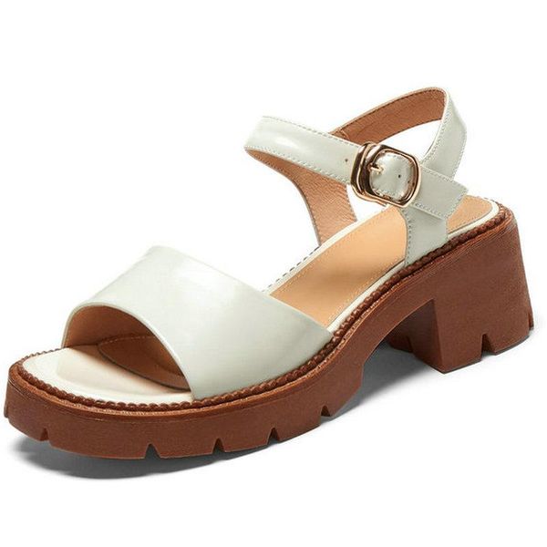 sandals chunky high heels women summer genuine leather platform shoes woman 2021 spring party motorcycle, Black
sandals chunky high heels women summer genuine leather platform shoes woman 2021 spring party motorcycle, Black