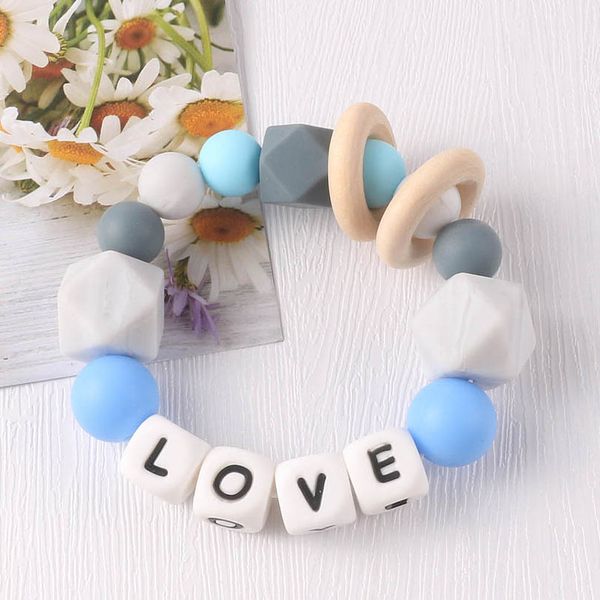 silicone bracelet baby pacifiers teething beads letter natural wooden newborn teeth practice toys infant feeding b7306
silicone bracelet baby pacifiers teething beads letter natural wooden newborn teeth practice toys infant feeding b7306