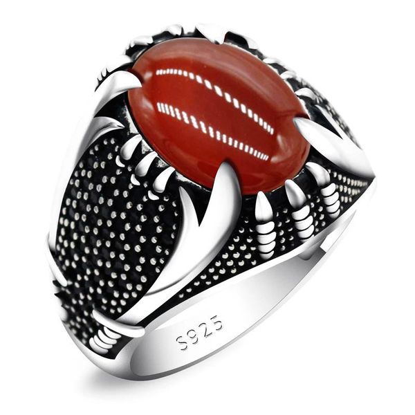 cluster rings islamic men ring with red agate 925 sterling silver zulfiqar sword male black zircon turkish muslim religion jewelry gift, Golden;silver
cluster rings islamic men ring with red agate 925 sterling silver zulfiqar sword male black zircon turkish muslim religion jewelry gift, Golden;silver