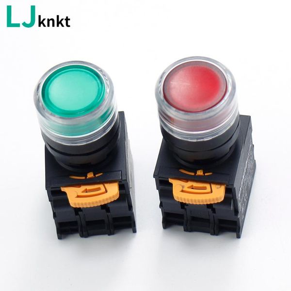 smart home control 22mm instantaneous reset button switch with led light 2no 2nc ac220v dc110v red green detachable head 
smart home control 22mm instantaneous reset button switch with led light 2no 2nc ac220v dc110v red green detachable head