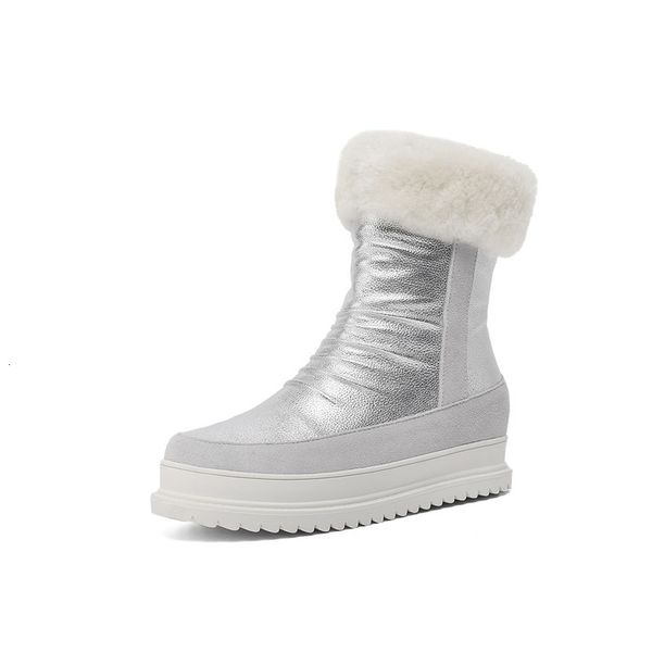 asumer winter snowboots women genuine leather wool shoes keep warm boots, Black
asumer winter snowboots women genuine leather wool shoes keep warm boots, Black