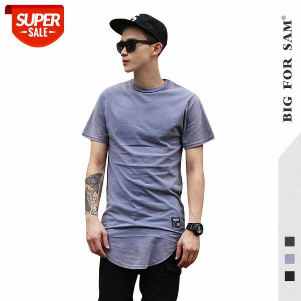 arc hem mid-length hip-hop head bottoming shirt cotton men's short-sleeved t-shirt clothing #8v9n, White;black
arc hem mid-length hip-hop head bottoming shirt cotton men's short-sleeved t-shirt clothing #8v9n, White;black