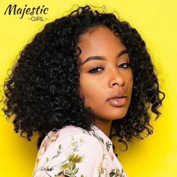 180% density bob lace front wigs brazilian remy hair short curly human wig for women pre-plucked deep wave wigs1, Black;brown
180% density bob lace front wigs brazilian remy hair short curly human wig for women pre-plucked deep wave wigs1, Black;brown