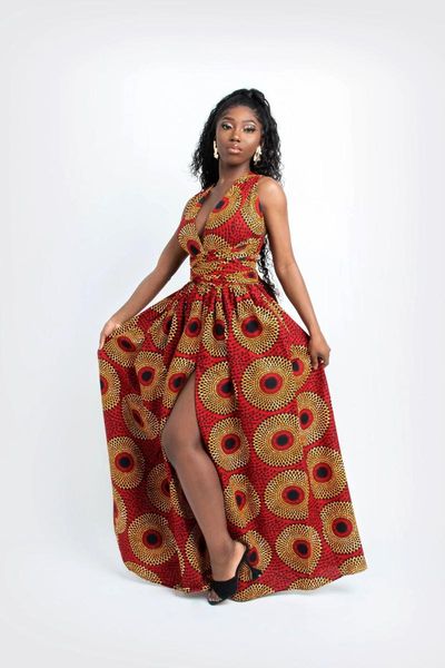 variety of ways to wear long dress african women's belt fashion digital printing split spring 2021 casual dresses, Black;gray
variety of ways to wear long dress african women's belt fashion digital printing split spring 2021 casual dresses, Black;gray