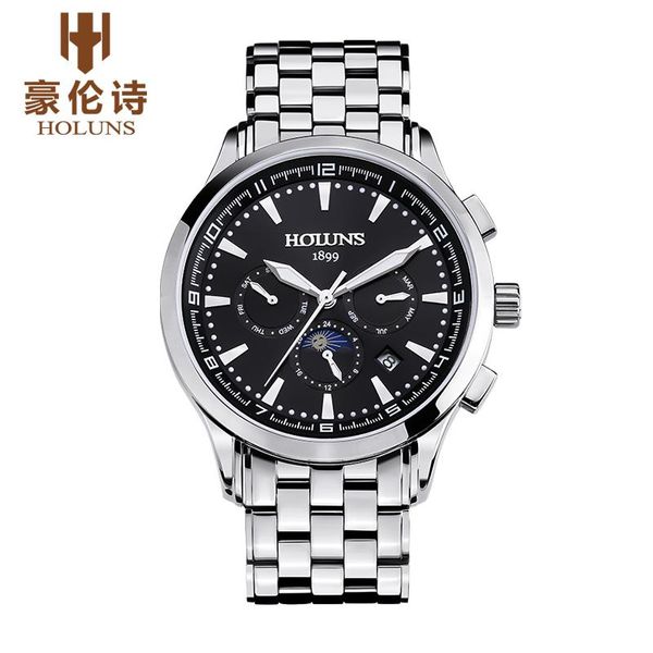 wristwatches 2021 luxury brand men's automatic mechanical watch business casual all-steel wrist relogio, Slivery;brown
wristwatches 2021 luxury brand men's automatic mechanical watch business casual all-steel wrist relogio, Slivery;brown