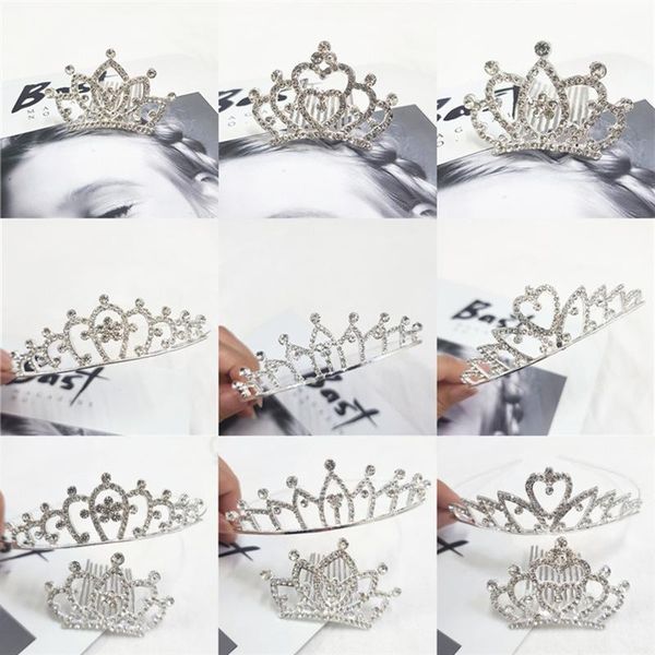 hair accessories children's rhinestone crown headband cute princess girls hairpin birthday party, Slivery;white
hair accessories children's rhinestone crown headband cute princess girls hairpin birthday party, Slivery;white