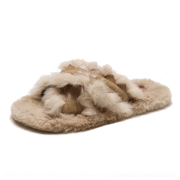 eyu hairy women's wear 2020 spring and autumn korean social flat slippers bottom fashion net red cross hairy slipperswomen's sprin, Black
eyu hairy women's wear 2020 spring and autumn korean social flat slippers bottom fashion net red cross hairy slipperswomen's sprin, Black