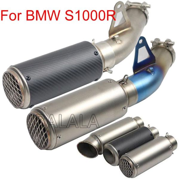 motorcycle exhaust system 51/60mm inlet muffler link pipe stainless steel slip on tube for street motobike s1000r sc023
motorcycle exhaust system 51/60mm inlet muffler link pipe stainless steel slip on tube for street motobike s1000r sc023