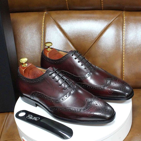 dress shoes size 6-13 handmade mens wingtip oxford genuine calf leather traditional brogue wedding formal for men 9s37, Black
dress shoes size 6-13 handmade mens wingtip oxford genuine calf leather traditional brogue wedding formal for men 9s37, Black