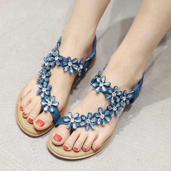 sandals female 2021 fashion flower crystal flat women soild color ethnic shoes outdoor beach woman, Black
sandals female 2021 fashion flower crystal flat women soild color ethnic shoes outdoor beach woman, Black