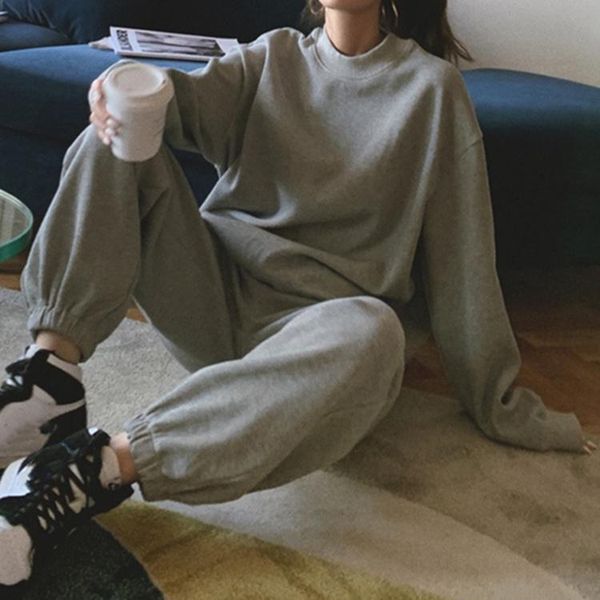 yghan 2021 autumn winter women sets 2 piece outfits matching pants high elastic waist oversize fashion lady suit tg6382 women's two, White
yghan 2021 autumn winter women sets 2 piece outfits matching pants high elastic waist oversize fashion lady suit tg6382 women's two, White