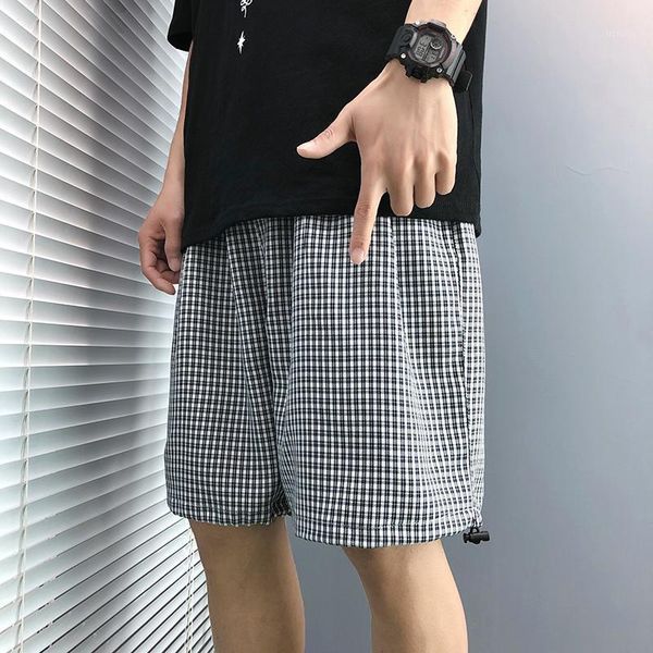 legible 2021 summer men shorts fashion casual loose plaid male clothing men's, White;black
legible 2021 summer men shorts fashion casual loose plaid male clothing men's, White;black