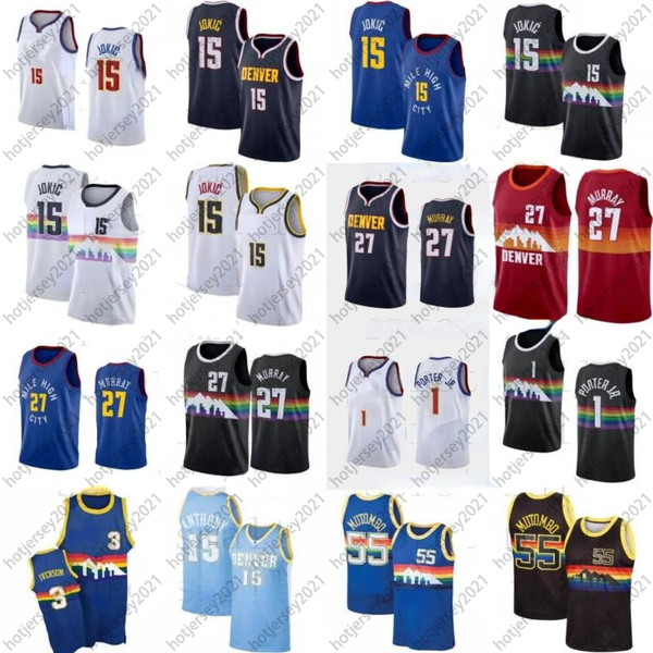 15 jokic jamal 27 murray 1 porter jr. basketball jersey mens allen 3 iverson carmelo anthony dikembe 55 mutombo retro shirt, Black;red
15 jokic jamal 27 murray 1 porter jr. basketball jersey mens allen 3 iverson carmelo anthony dikembe 55 mutombo retro shirt, Black;red