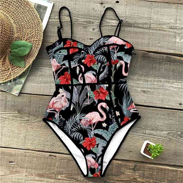 summer style swimsuit for women palm print swimwear leaves printed monokini pad bathing suit beach wear female bain 210728, White;black
summer style swimsuit for women palm print swimwear leaves printed monokini pad bathing suit beach wear female bain 210728, White;black