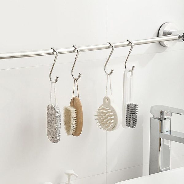 hooks & rails hook cabinet door double dormitory kitchen guard bath s-type stainless steel clothes and hats drawer
hooks & rails hook cabinet door double dormitory kitchen guard bath s-type stainless steel clothes and hats drawer