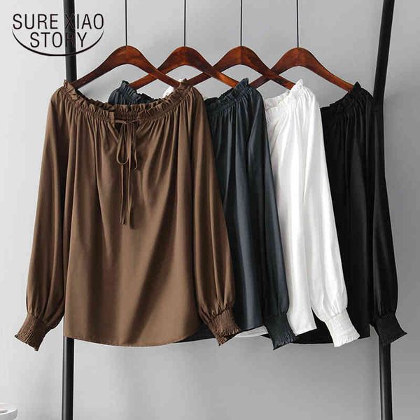 casual plus size pullover blouse autumn lantern sleeve chiffon shirt women's solid loose female clothing 11443 210415, White
casual plus size pullover blouse autumn lantern sleeve chiffon shirt women's solid loose female clothing 11443 210415, White