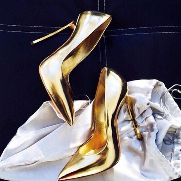 dress shoes metal stiletto heels gold black red shallow pointed toe pump women slip-on patchwork banquet
dress shoes metal stiletto heels gold black red shallow pointed toe pump women slip-on patchwork banquet