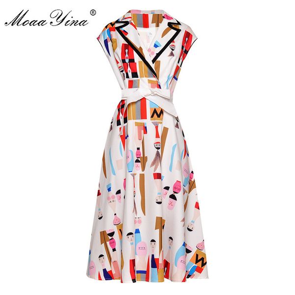 fashion designer runway dress spring summer women dress v-neck cartoon print lace-up dresses 210524, Black;gray
fashion designer runway dress spring summer women dress v-neck cartoon print lace-up dresses 210524, Black;gray