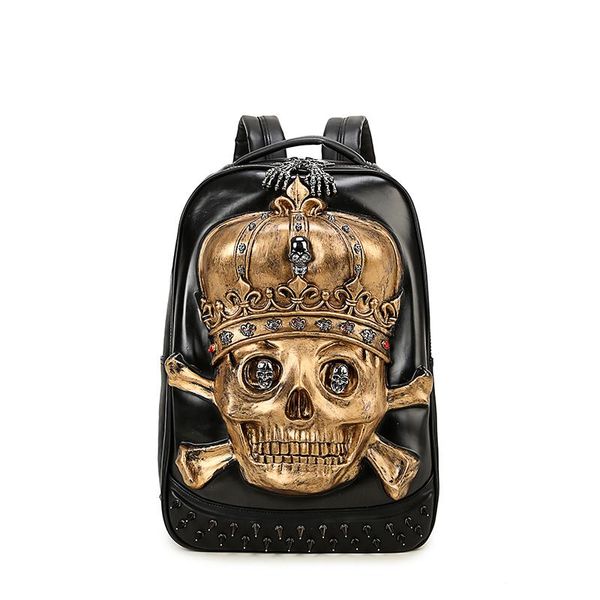 backpack men's large-capacity women's computer bag rivet skull travel funny schoolbag anti theft women
backpack men's large-capacity women's computer bag rivet skull travel funny schoolbag anti theft women