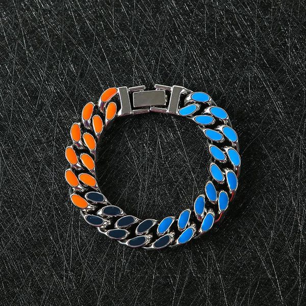 link, chain est colorful enamel curb cuban link necklaces rainbow bracelets for men women gold choker alloy fashion jewelry, Black
link, chain est colorful enamel curb cuban link necklaces rainbow bracelets for men women gold choker alloy fashion jewelry, Black
