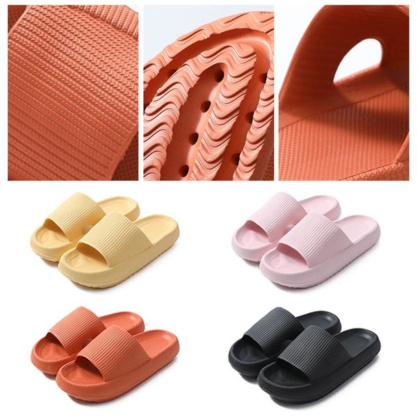 super soft slippers home solid color thick-soled non-slip sandals and for men women outdoor bath, Black
super soft slippers home solid color thick-soled non-slip sandals and for men women outdoor bath, Black