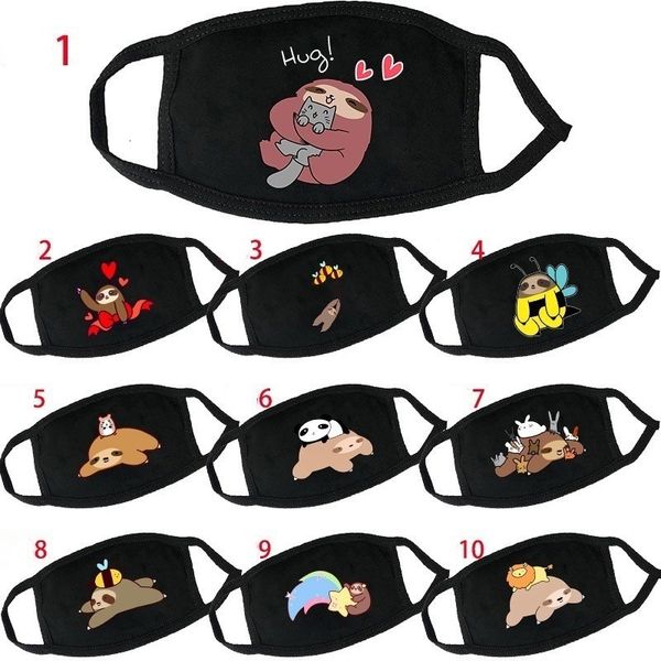 black personality cartoon animal pure cotton dust mask blank printed earmuffs
black personality cartoon animal pure cotton dust mask blank printed earmuffs