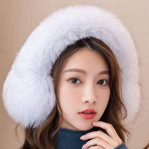 berets zdfurs* fur grass earmuff warm winter female lovely ear cover son protection plush bag antie, Blue;gray
berets zdfurs* fur grass earmuff warm winter female lovely ear cover son protection plush bag antie, Blue;gray